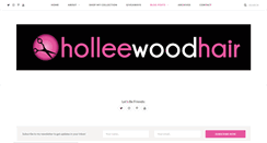 Desktop Screenshot of holleewoodhair.com
