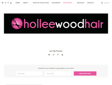 Tablet Screenshot of holleewoodhair.com
